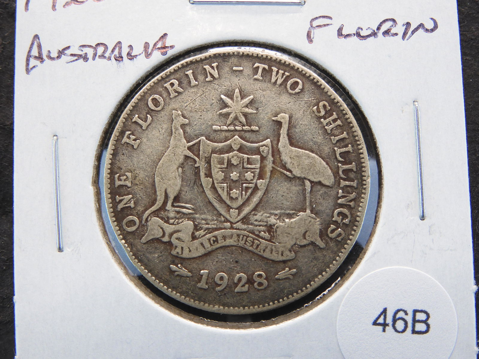1928 Australia Silver Florin. (1 of 3)