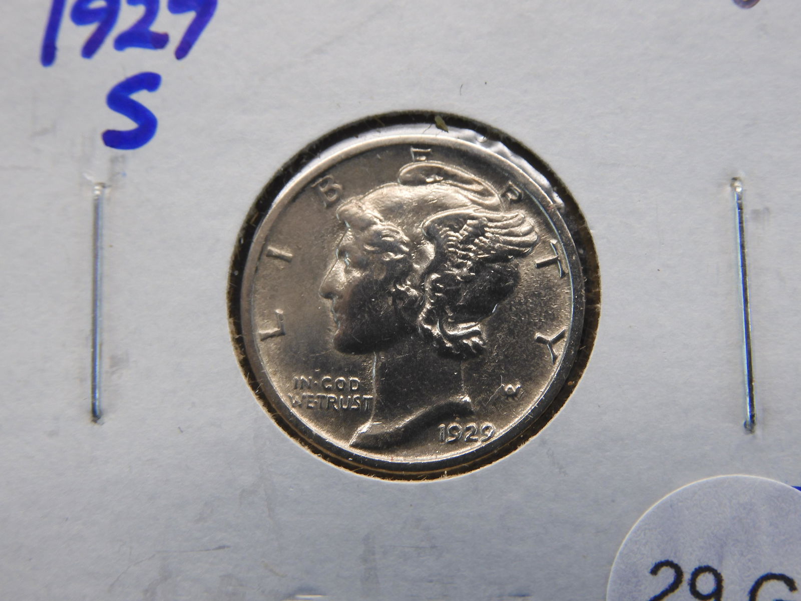 1929-S Mercury 10c. AU/BU (1 of 3)