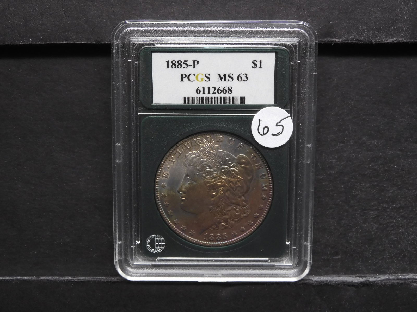 1885-P Morgan Dollar PCGS MS63 (1 of 4)