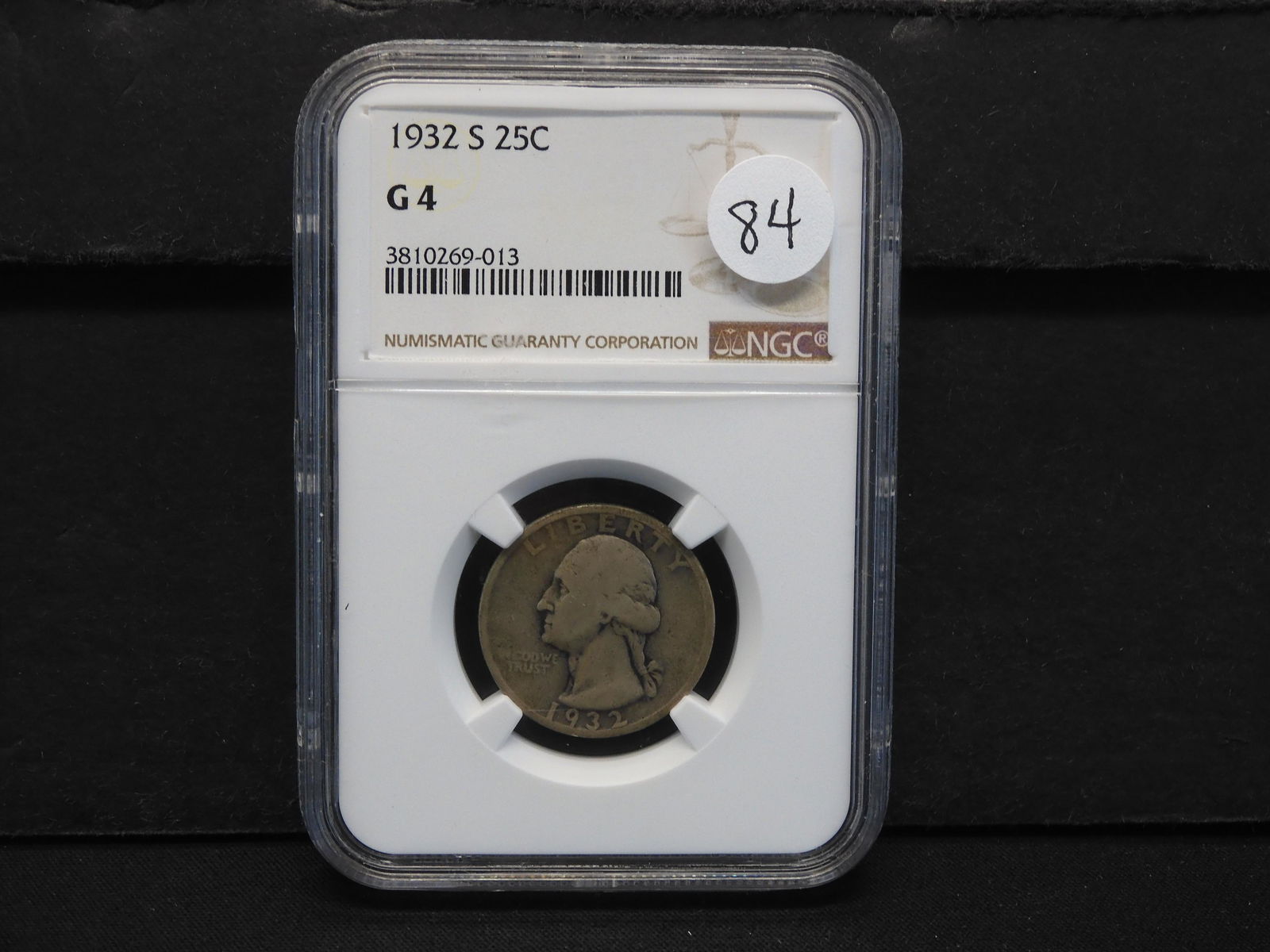 1932-S Washington Quarter G4 NGC (1 of 4)