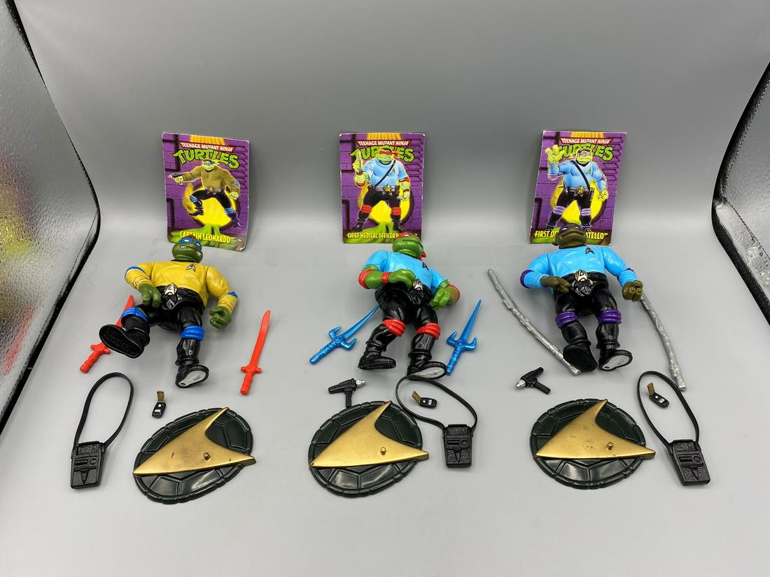 1994 TMNT Star Trek Lot of 3 - Captain Leo, Chief (1 of 1)