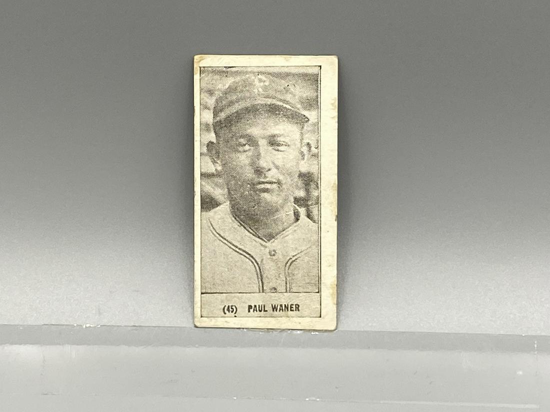 1928 Harringtons Ice Cream Paul Waner HOF (1 of 2)