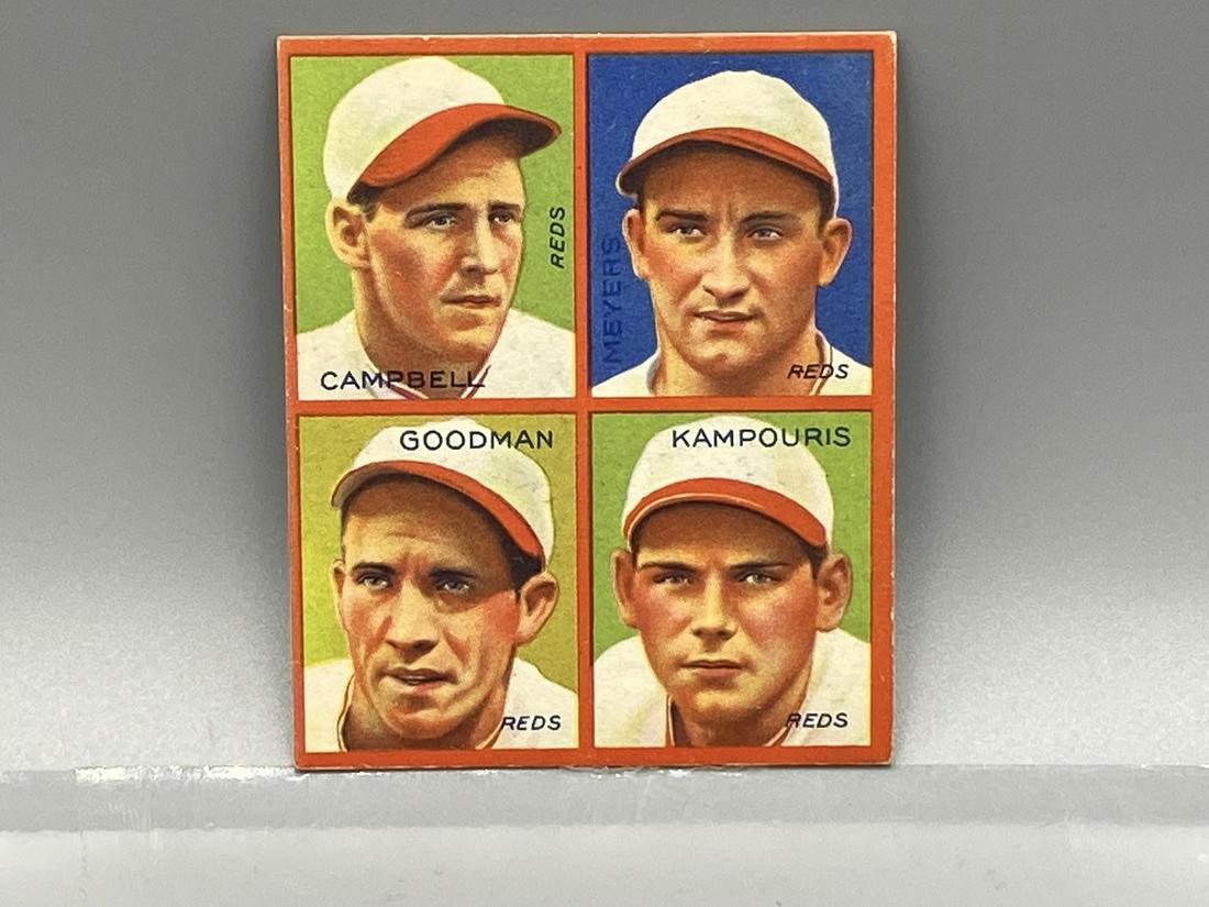 1935 Goudey 4 in 1 Campbell/Goodman/Meyers/Kampouris: 1935 Goudey 4 in 1 Campbell/Goodman/Meyers/Kampouris