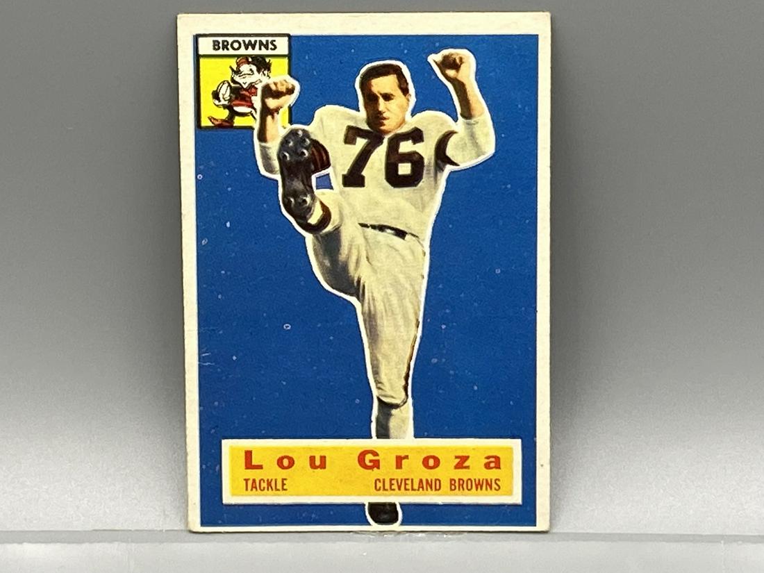 1956 Topps Lou Groza #9 HOF (1 of 3)
