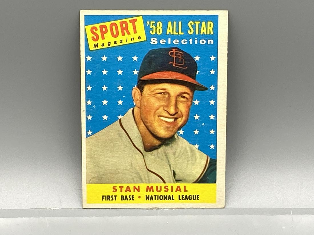 1958 Topps Stan Musial #476: 1958 Topps Stan Musial #476