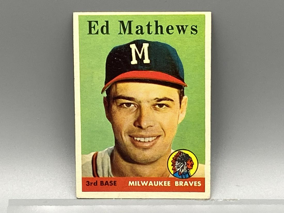 1958 Topps Ed Mathews #440 HOF (1 of 2)