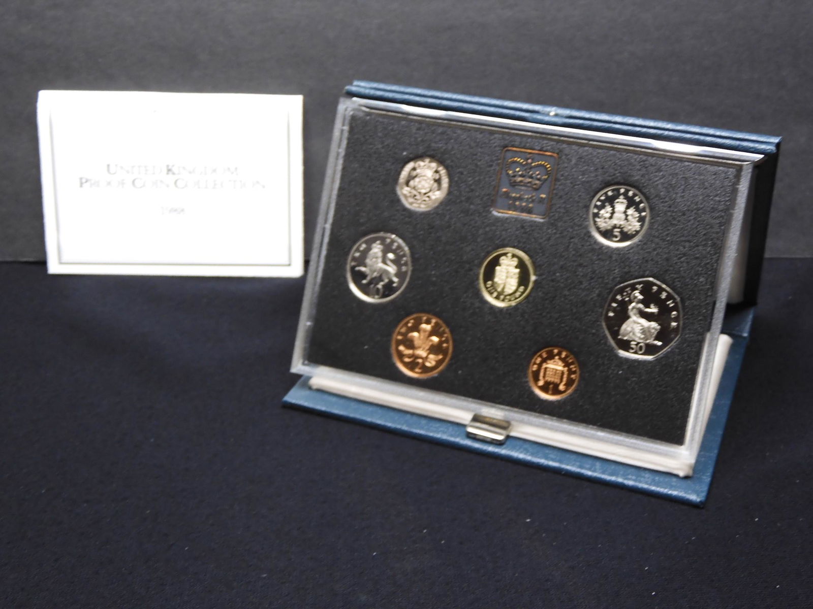 1988 United Kingdom 7 Coin Proof Coins Collection - (1 of 4)