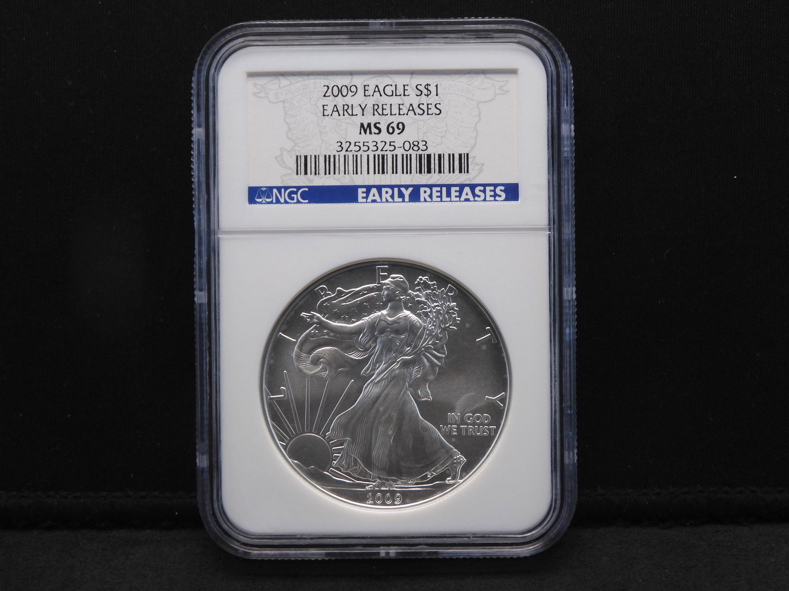 2009 NGC MS69 Early Releases American Silver Eagle (1 of 4)