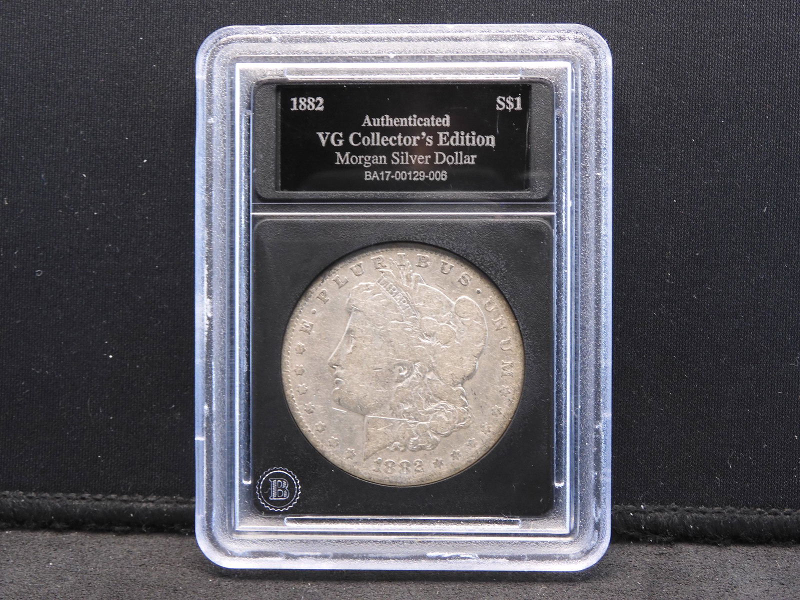 1882 Morgan Silver Dollar - Authenticated VG (1 of 4)
