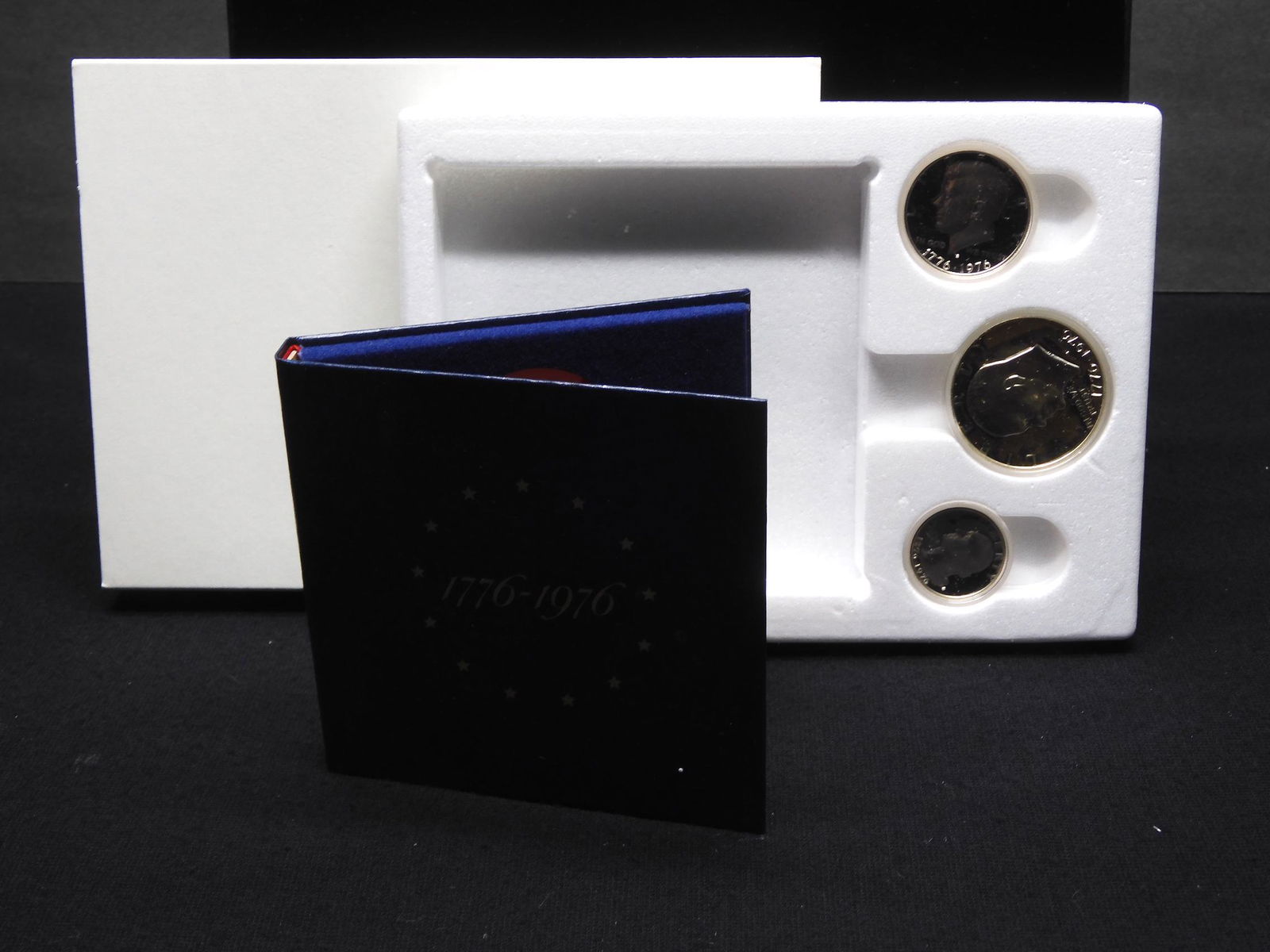 1976 U.S. Proof 3 Coin 40% Silver Bicentennial Set OGP (1 of 4)