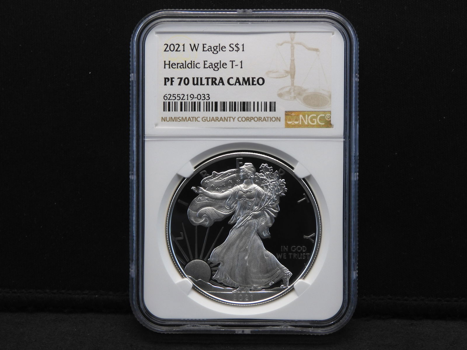 2021-W NGC PF70 Ultra Cameo Heraldic Eagle Type 1 - (1 of 4)