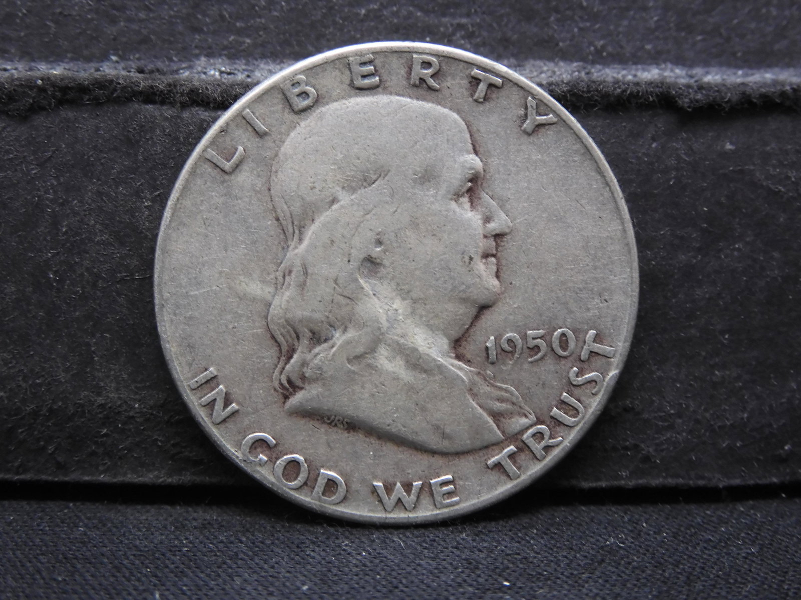 1950 Franklin Half Dollar 90% Silver (1 of 2)