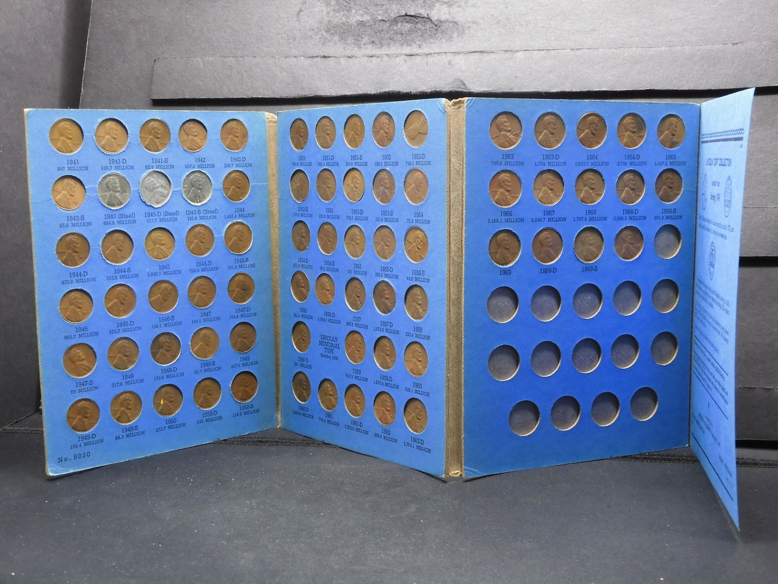 1941-1970 Lincoln Cent Set (73 Coin Set) (1 of 7)