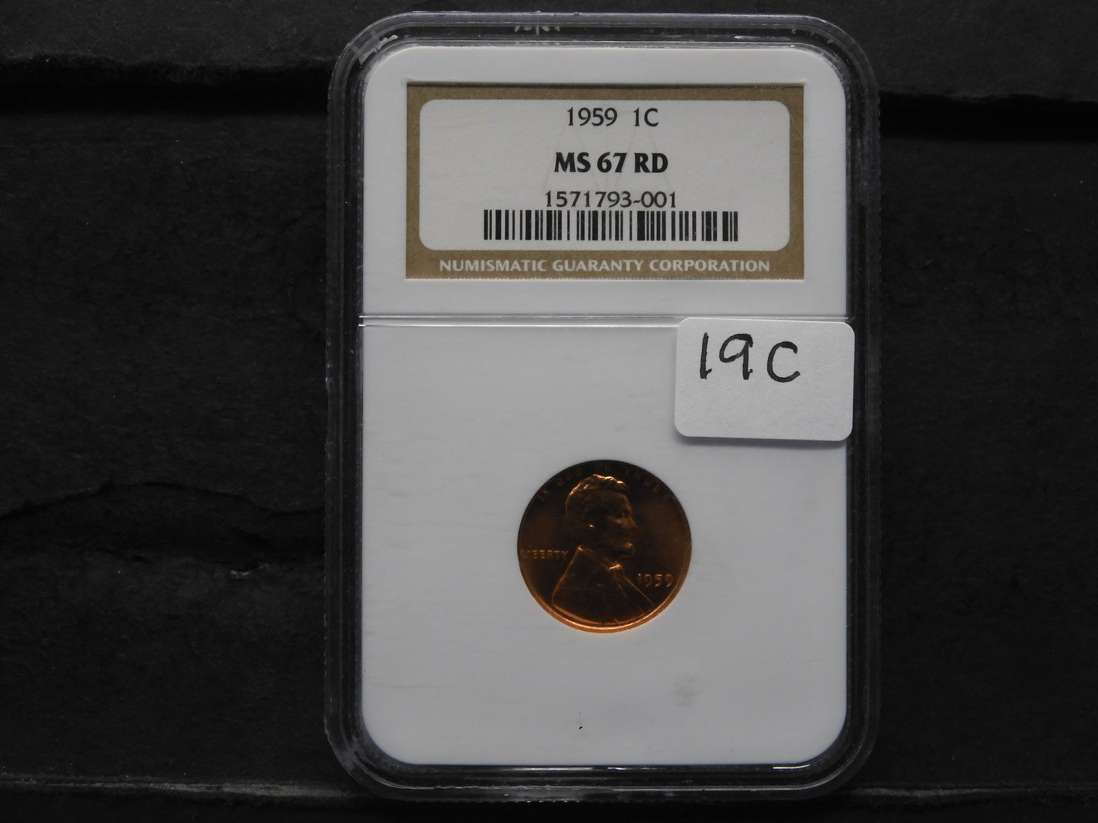 1959 Lincoln Cent NGC MS67 RD (1 of 4)