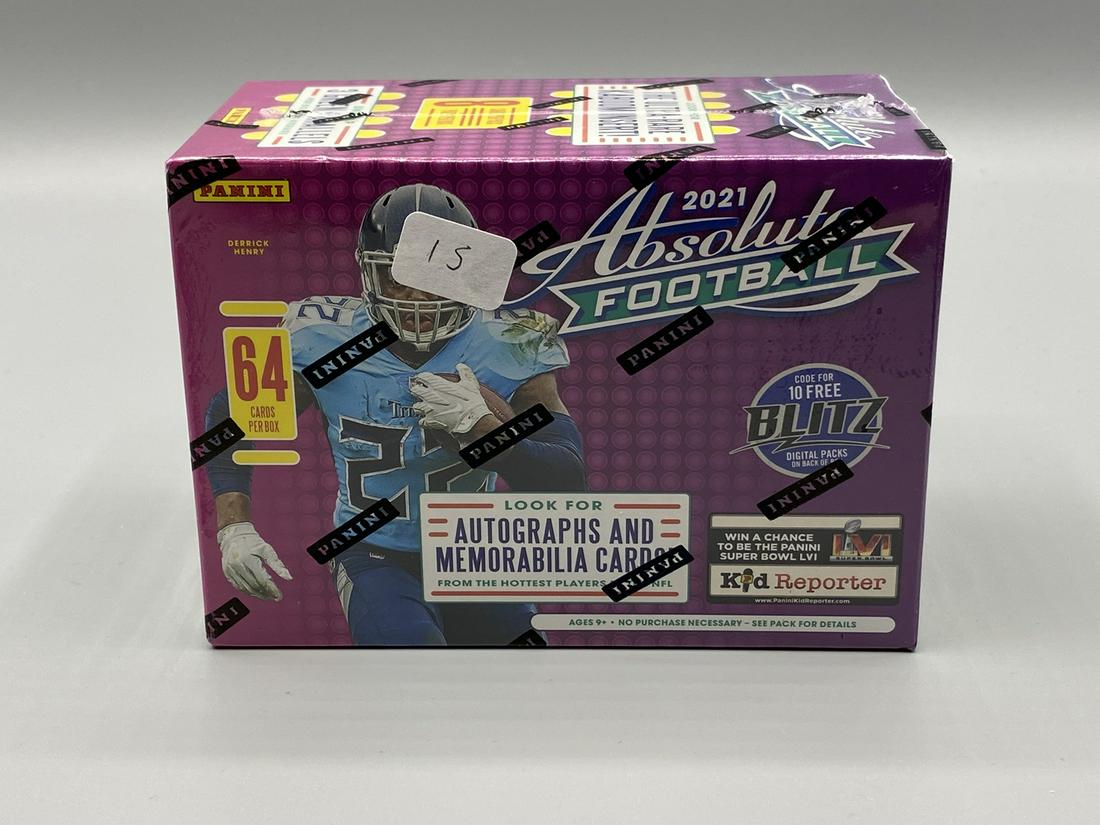 2021 Panini Absolute Football Sealed Blaster Box (1 of 2)