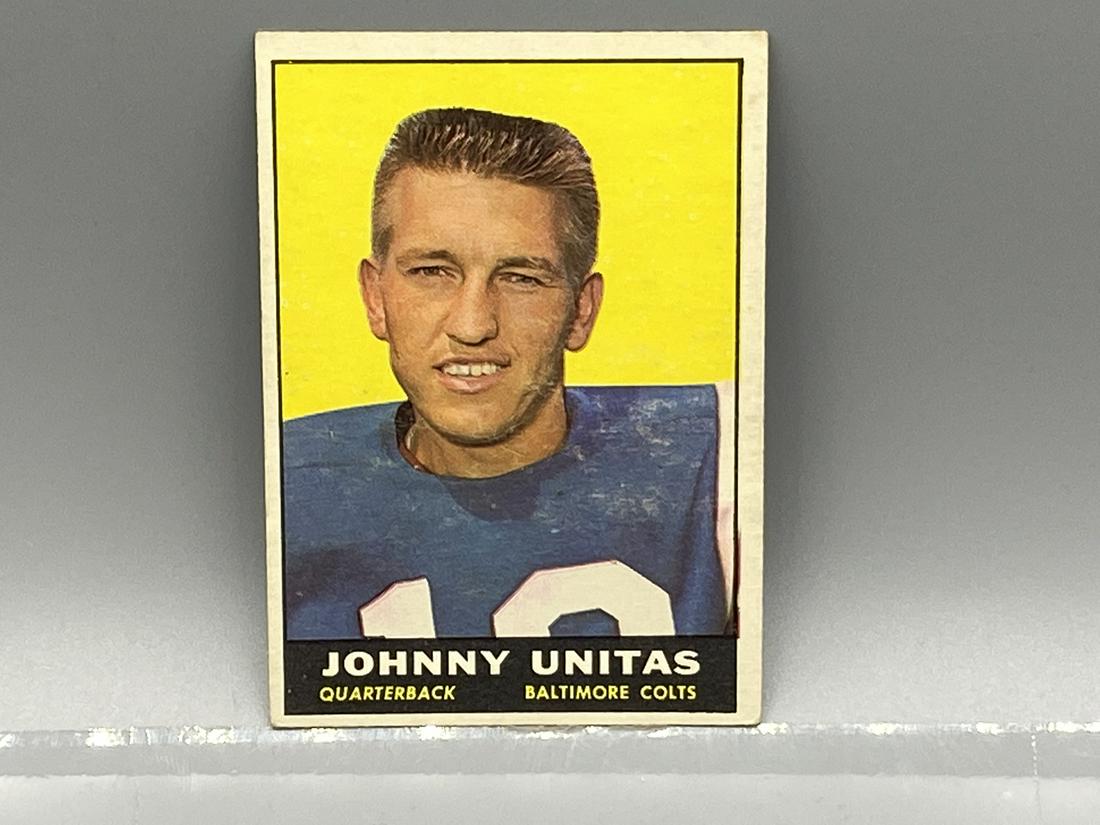 1961 Topps John Unitas #1 HOF (1 of 2)