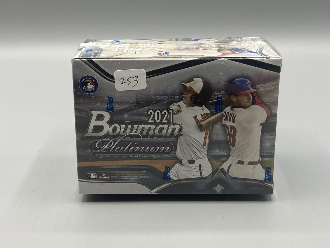 2021 Bowman Platinum Baseball Sealed Blaster Box (1 of 2)