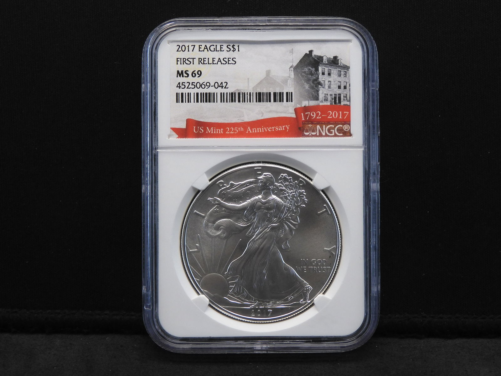 2017 NGC MS69 First Releases American Silver Eagle - (1 of 4)