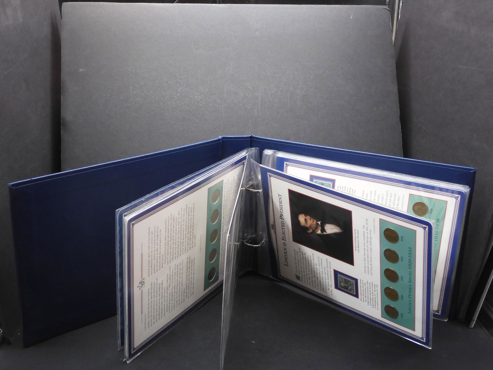 Complete Lincoln Coin & Stamp Set from the Postal (1 of 7)