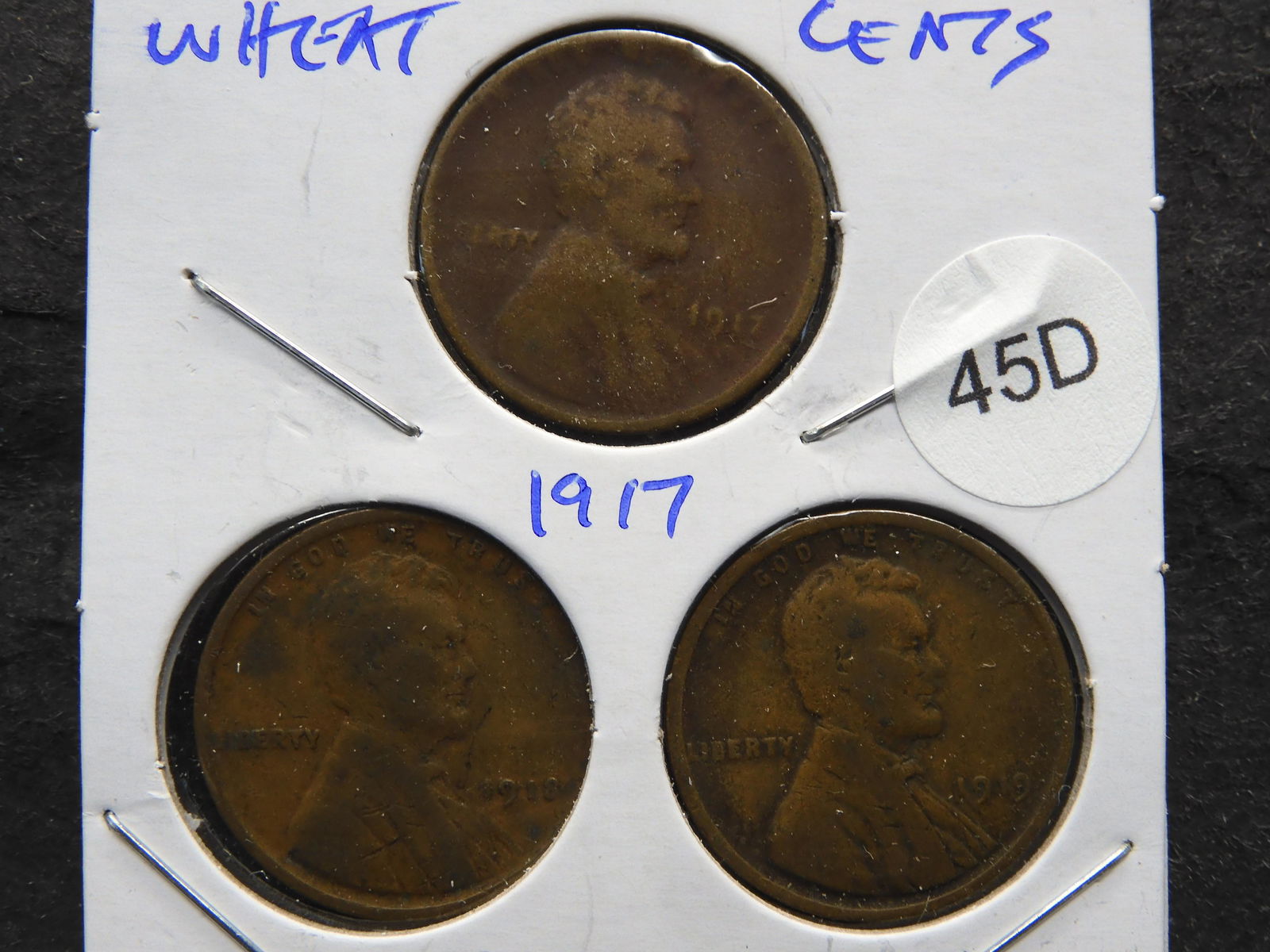 1917, 1918, 1919 Lincoln Wheat Pennies: 1917, 1918, 1919 Lincoln Wheat Pennies