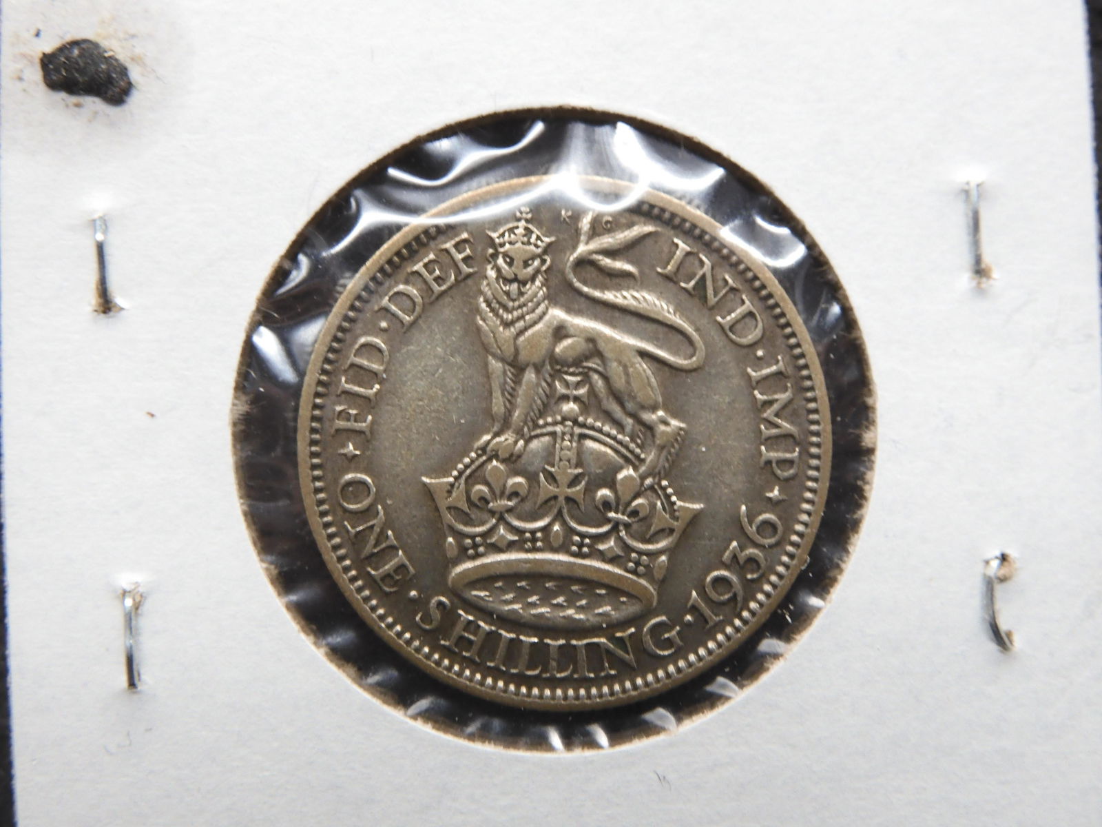 1936 GREAT BRITAIN ONE SHILLING   50% SILVER (1 of 3)