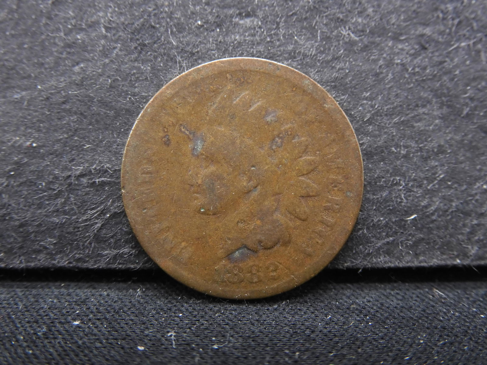 1882 (WILD WEST ERA) INDIAN CENT, 139 YEARS OLD! (1 of 2)