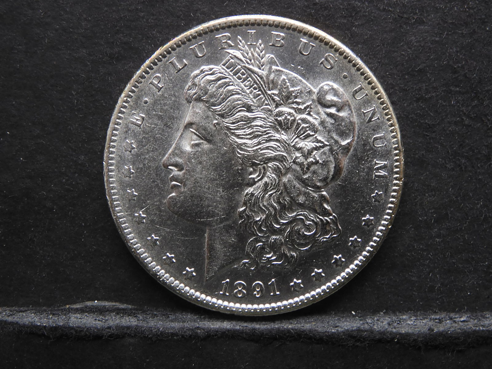 1891-S Morgan Dollar (AB) AU+ (1 of 2)