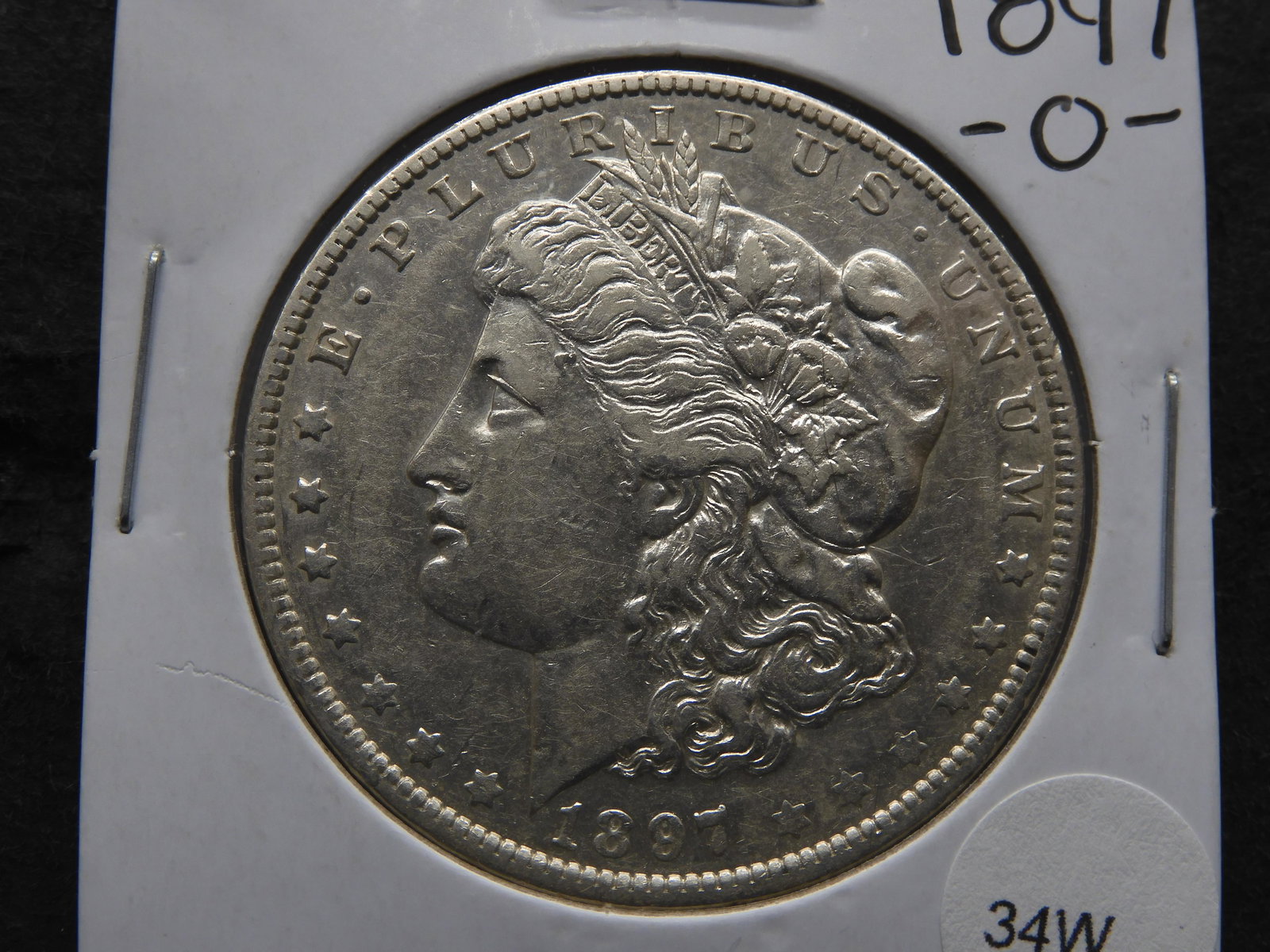 1897-O Morgan Dollar (AB) XF (1 of 3)