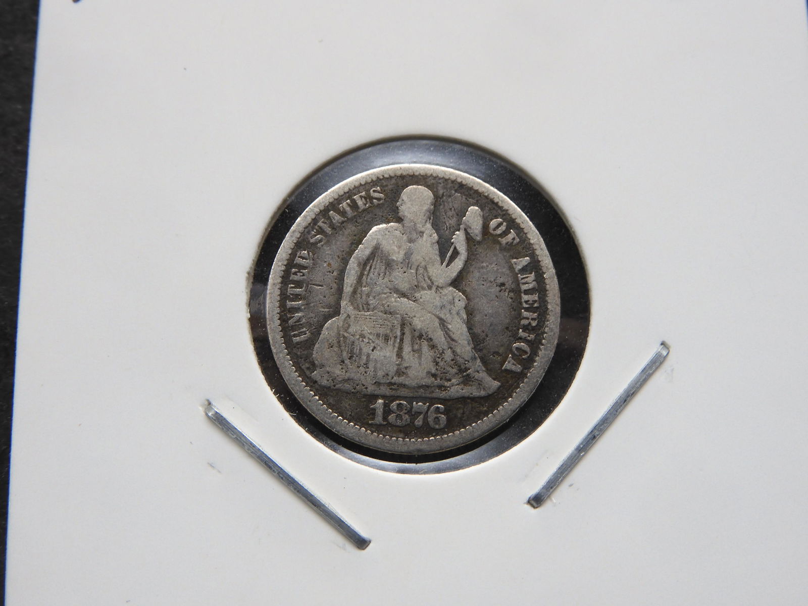 1876 Seated Liberty Silver Dime (1 of 3)