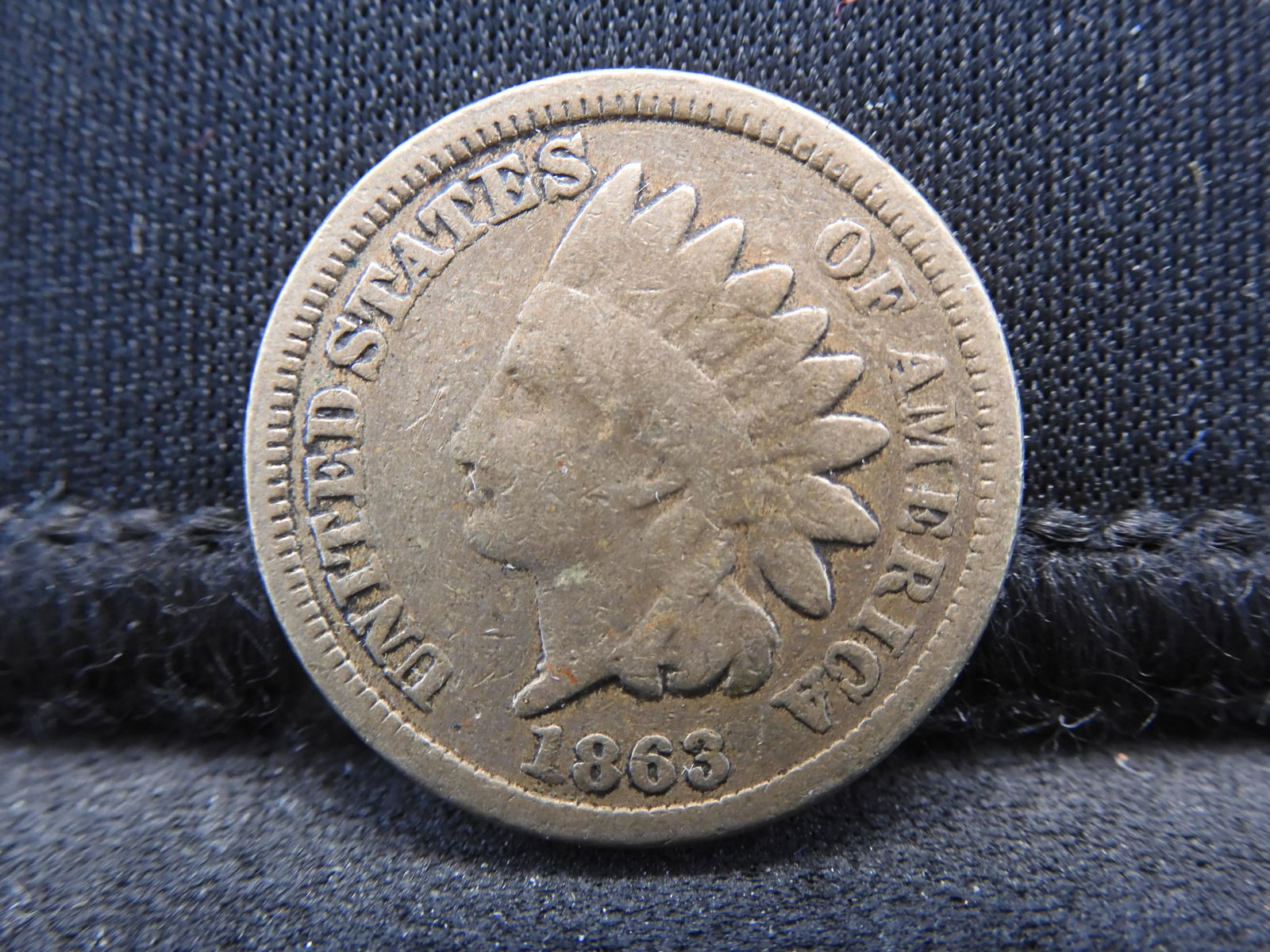 1863-CN Semi-Key Date Indian Head Cent.  Full Bold (1 of 2)