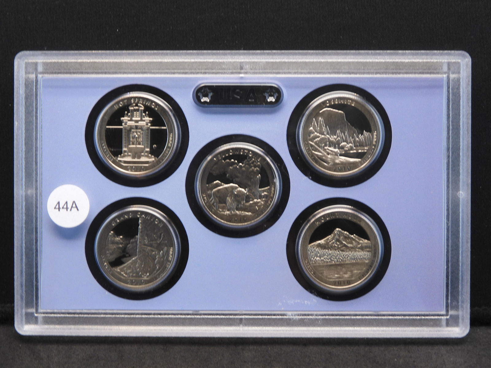 2010-S five-coin clad National Parks Proof set in (1 of 2)
