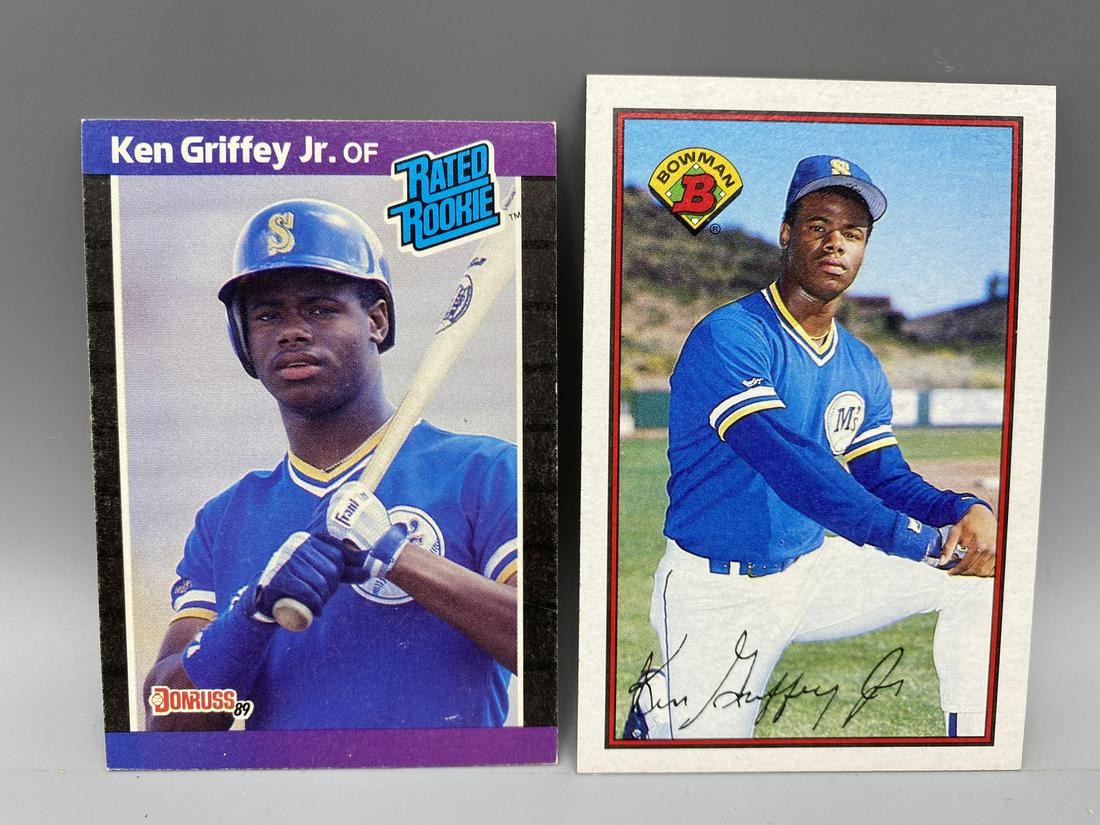 1989 Donruss & 1989 Bowman Ken Griffey Jr. RC's #33 & (1 of 2)