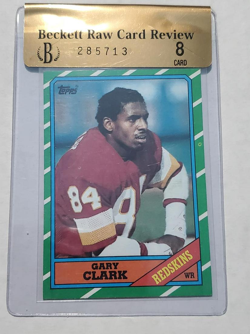 1986 Topps Football #176 Gary Clark Rookie (1 of 1)