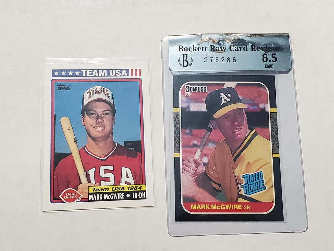 Mark McGwire Card Pair (1 of 1)