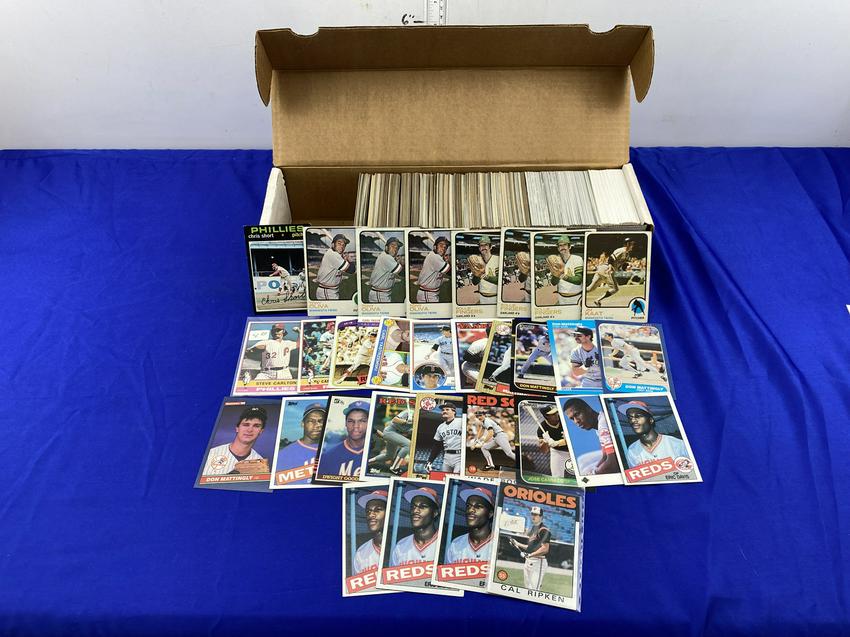 Box of Assorted Star Player Vintage Cards - Eric Davis, (1 of 4)