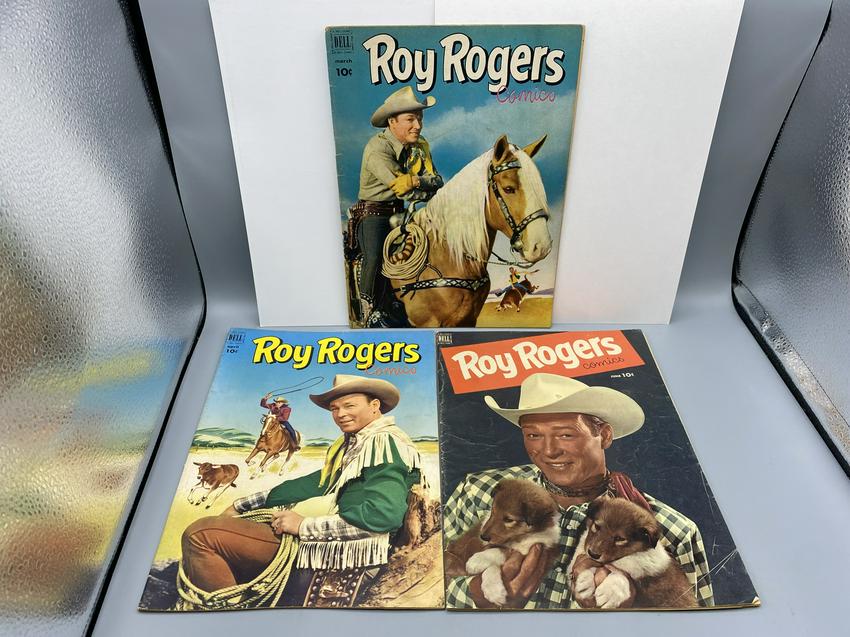 Roy Rogers Comics #51, 52, 54 (1 of 2)