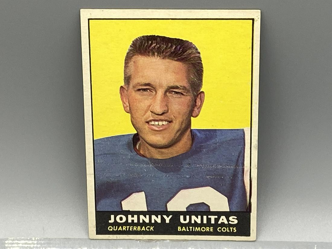 1961 Topps John Unitas #1 HOF (1 of 2)