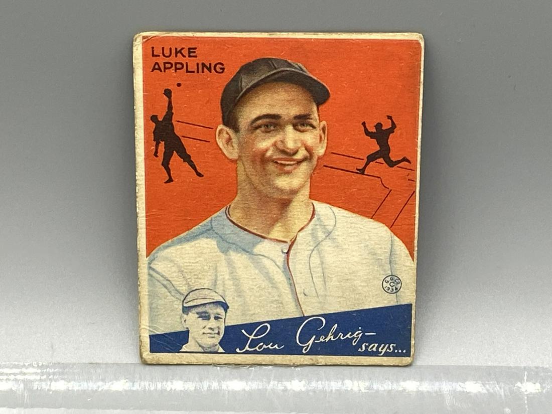 1934 Goudey Luke Appling #27 HOF (1 of 3)