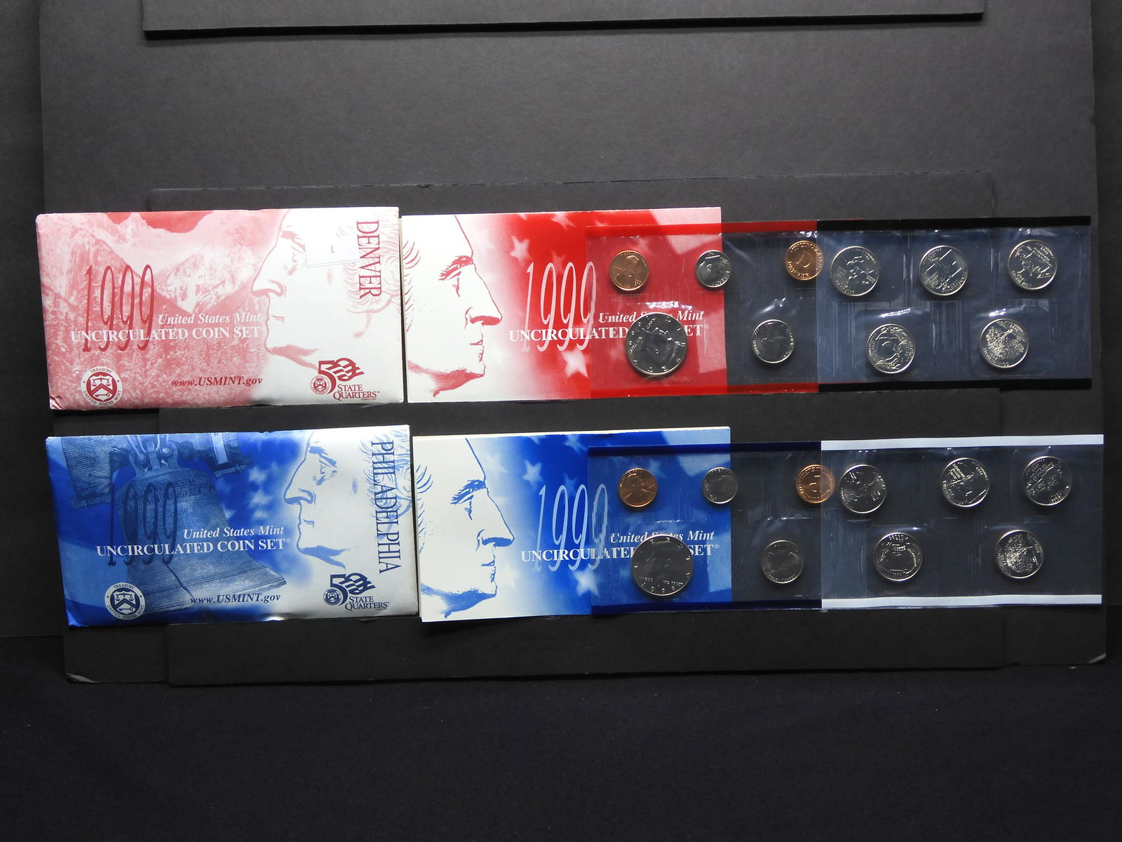1999 U.S. Uncirculated P & D Mint Set OGP (1 of 11)