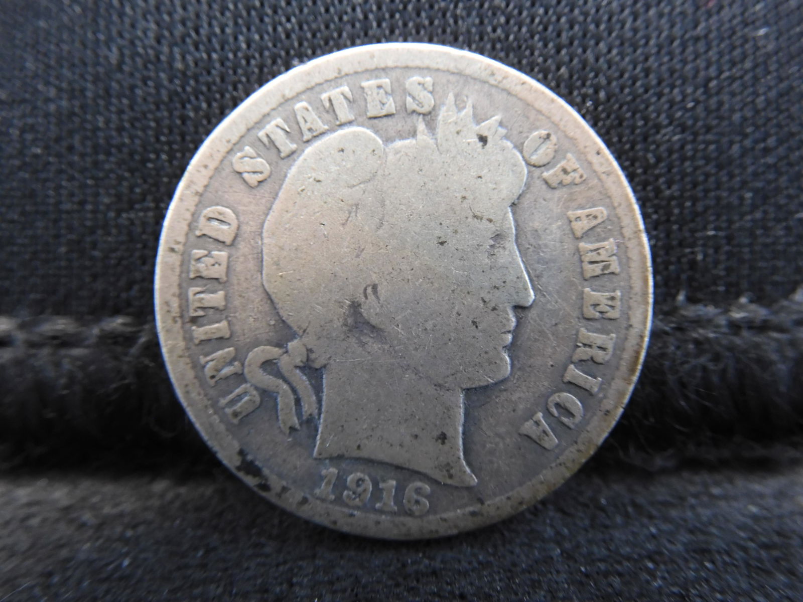 1916 Barber Silver Dime (1 of 2)