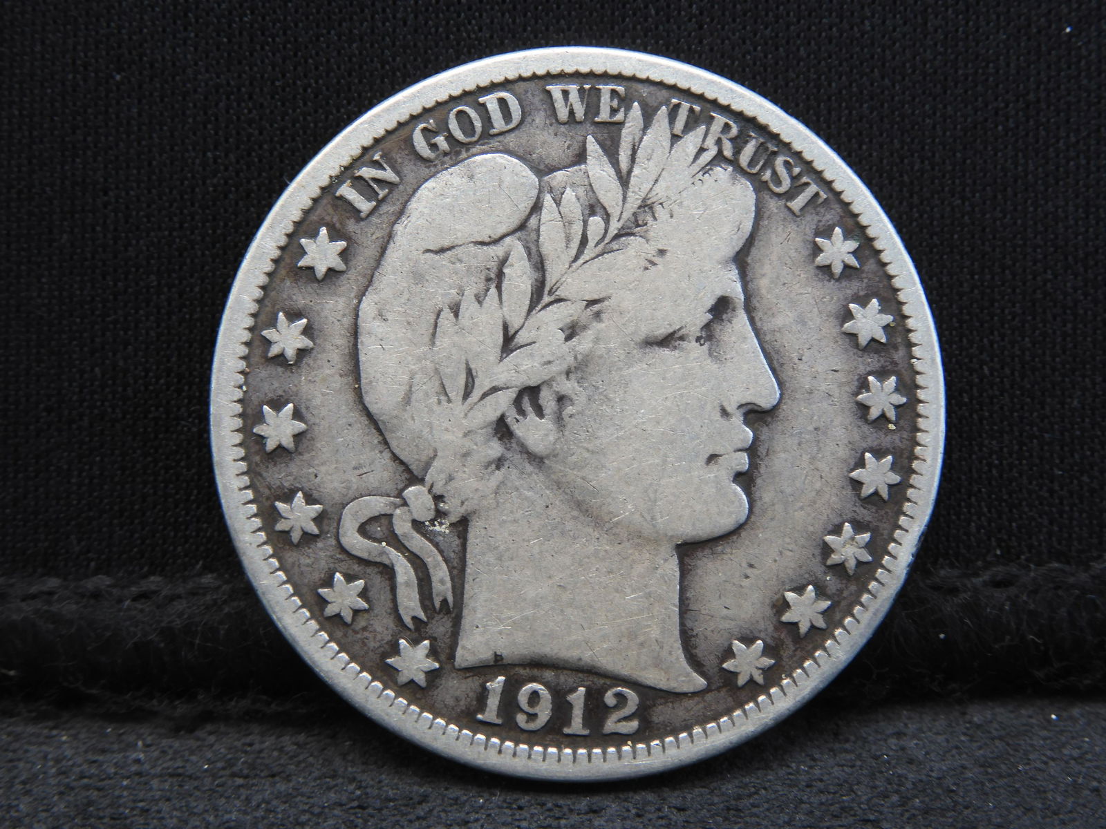 1912-D Barber Silver Half Dollar - VG/Fine Condition (1 of 2)