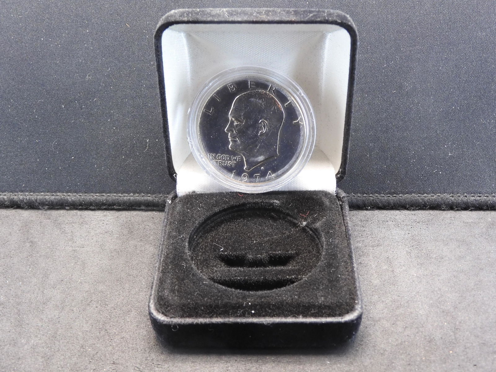 1974-D Eisenhower Ike Dollar - Colorized Reverse - w/ (1 of 3)