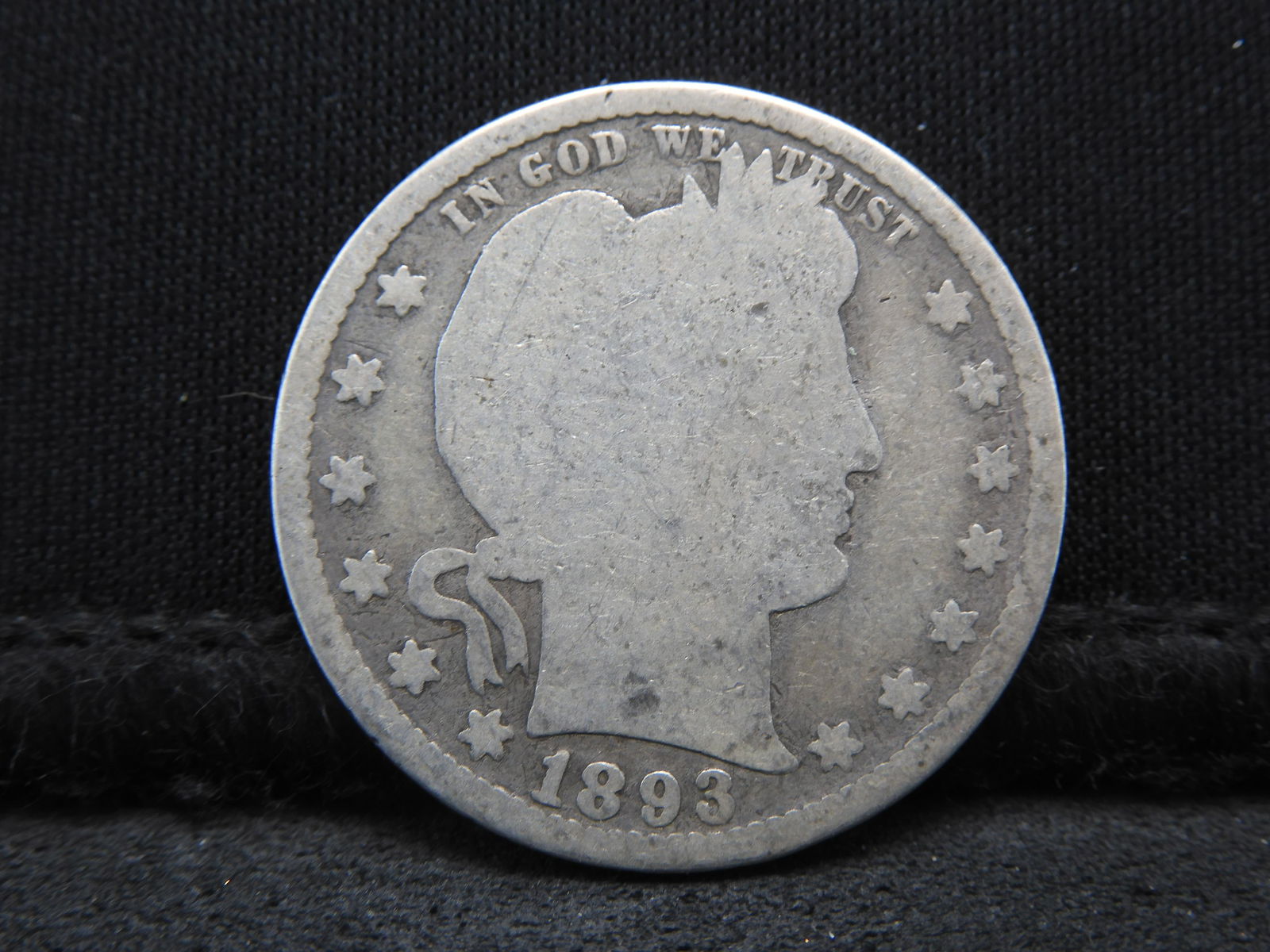 1893-S Barber Silver Quarter - Nice Condition! (1 of 2)
