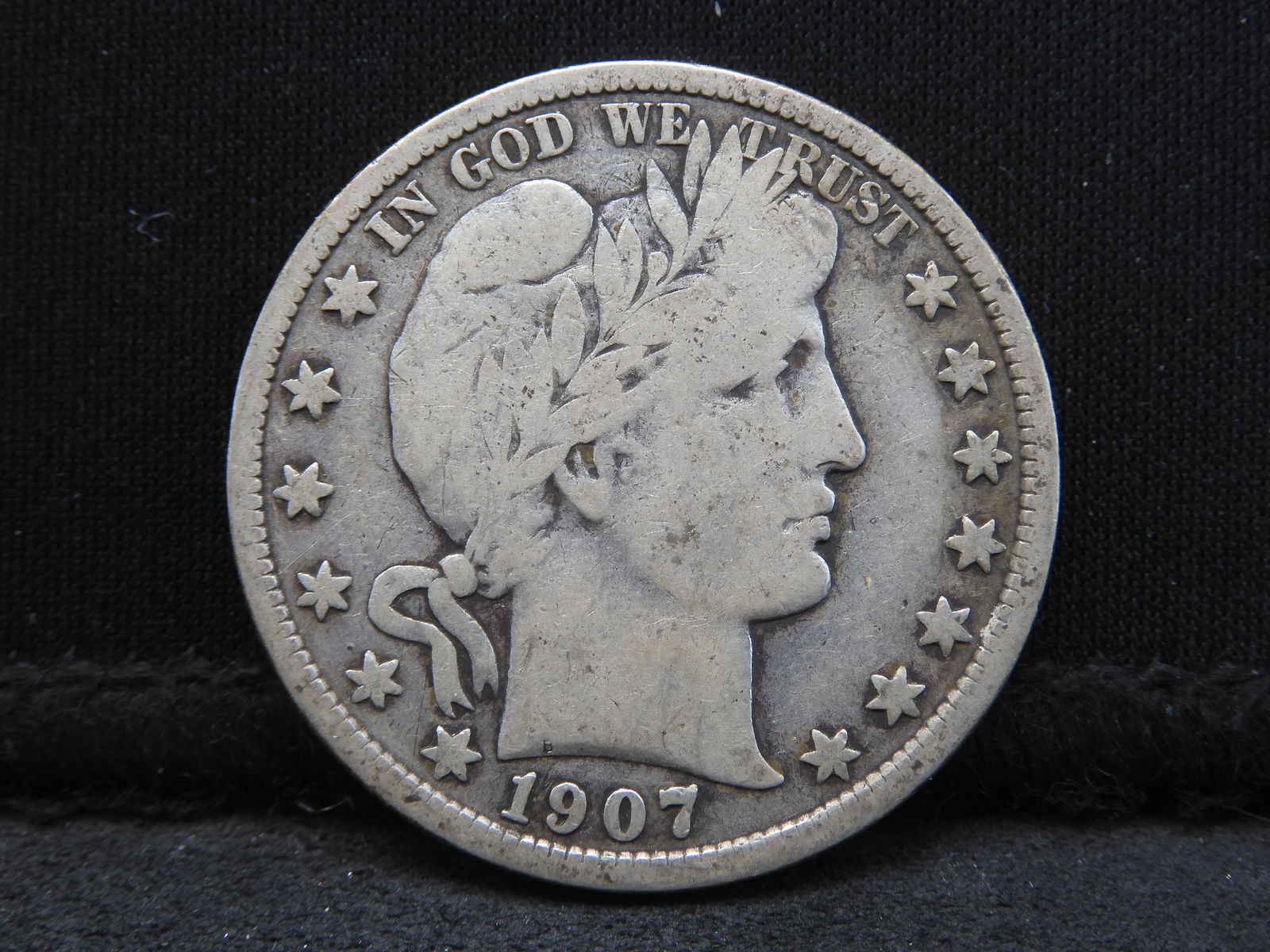 1907-D Barber Silver Half Dollar - VG/Fine Condition (1 of 2)