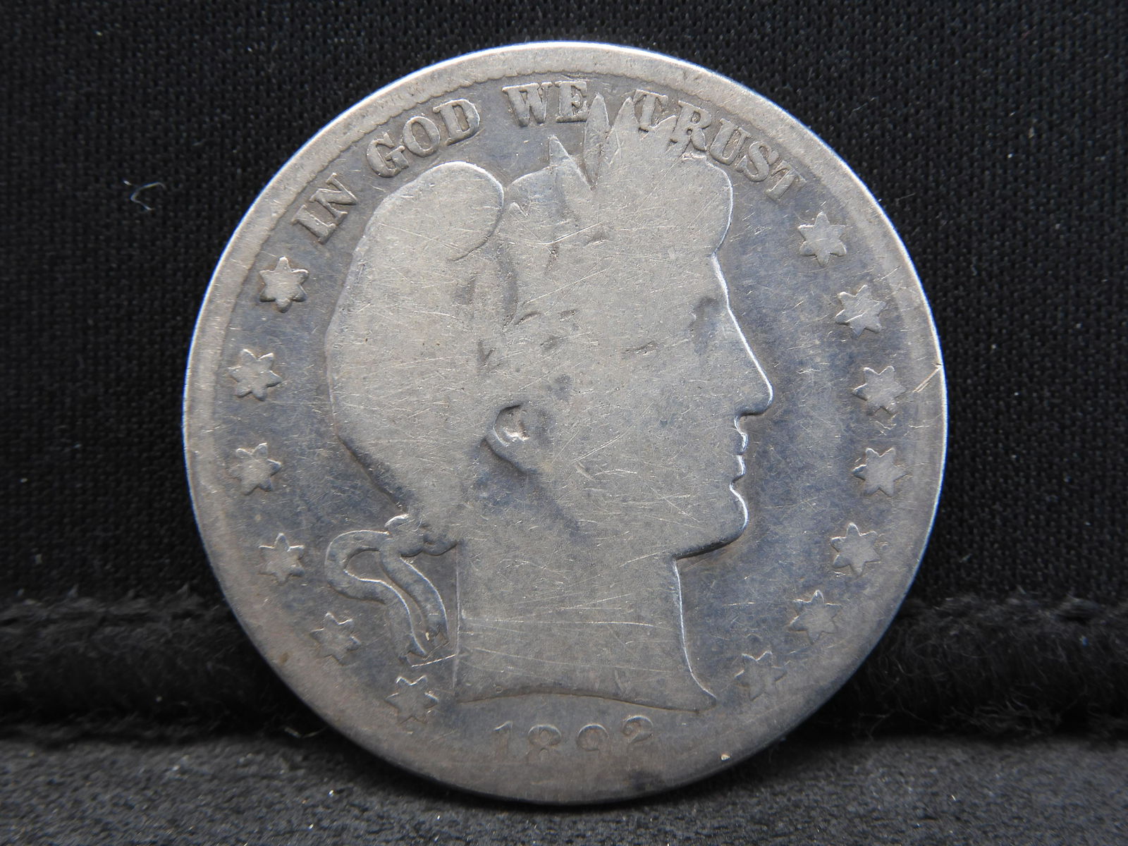 1892-S Barber Silver Half Dollar - Key Date!! (1 of 2)