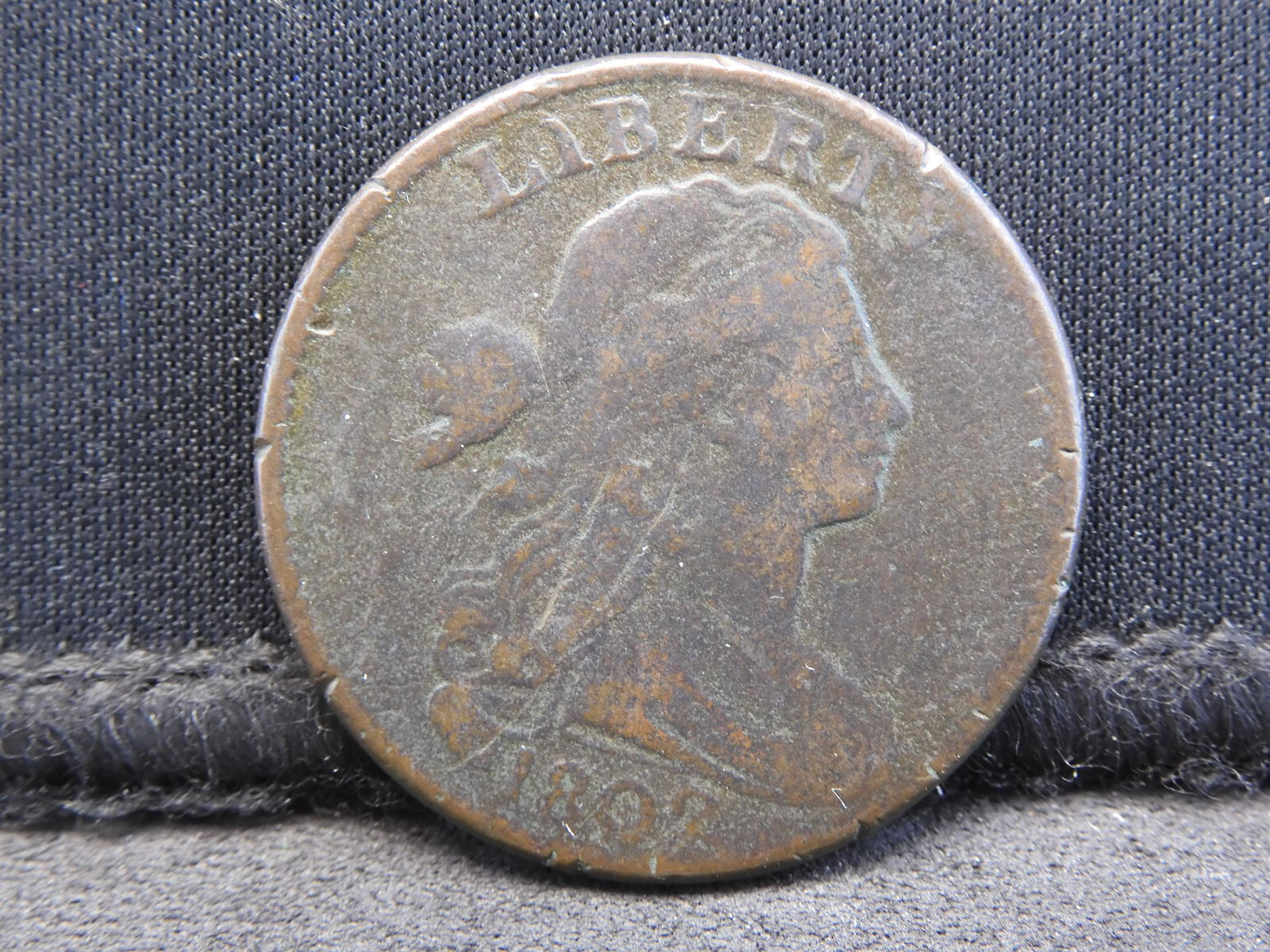 1802 Draped Bust Large Cent - Great Detail (1 of 2)