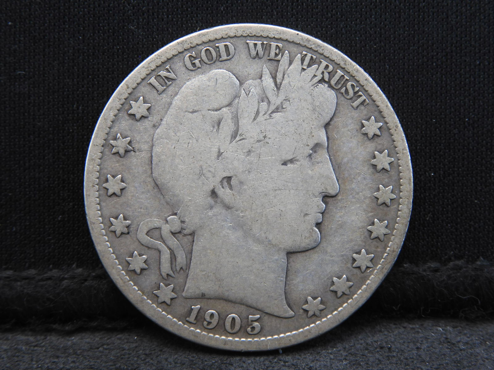 1905-S Barber Silver Half Dollar - VG/Fine Condition! (1 of 2)