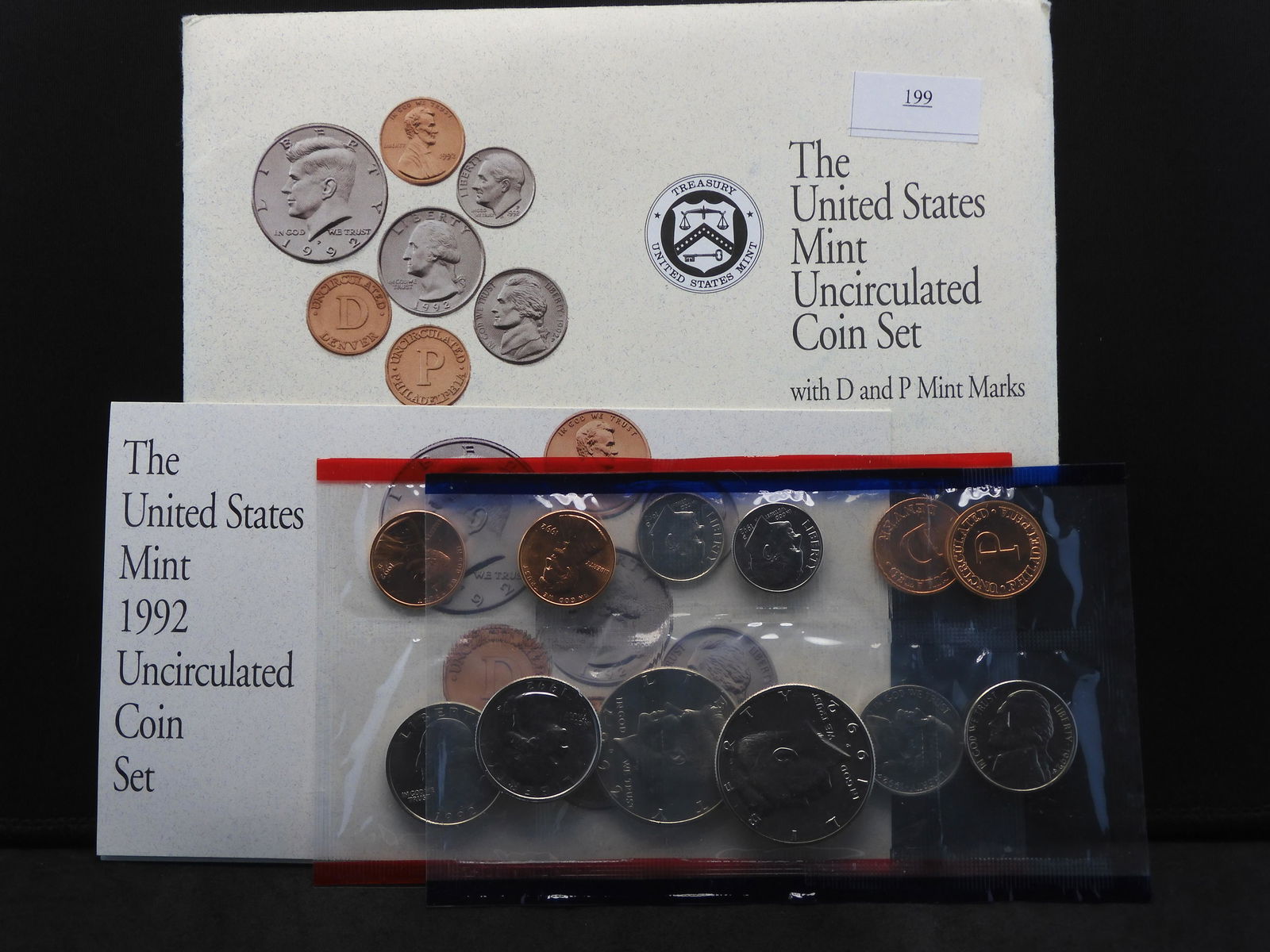1992 U.S. Uncirculated P & D Mint Set OGP (1 of 6)