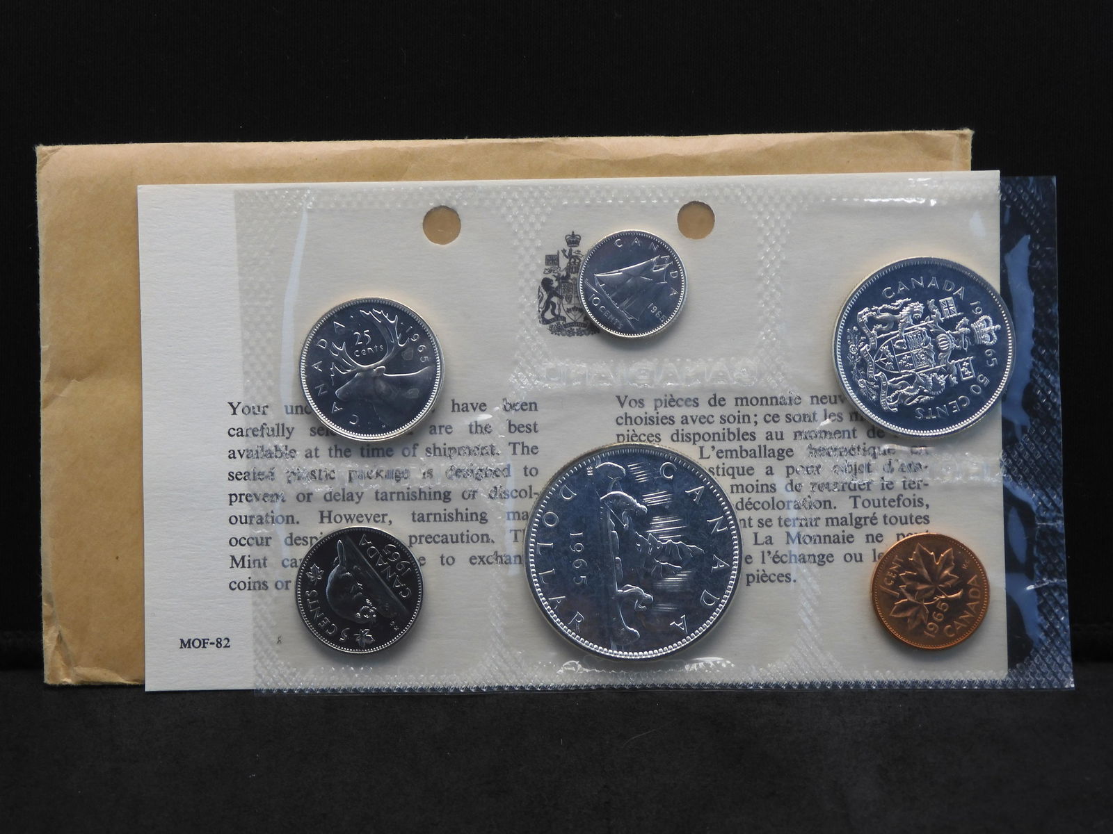 1965 Canadian 6 Coin Uncirculated Set OGP (1 of 3)