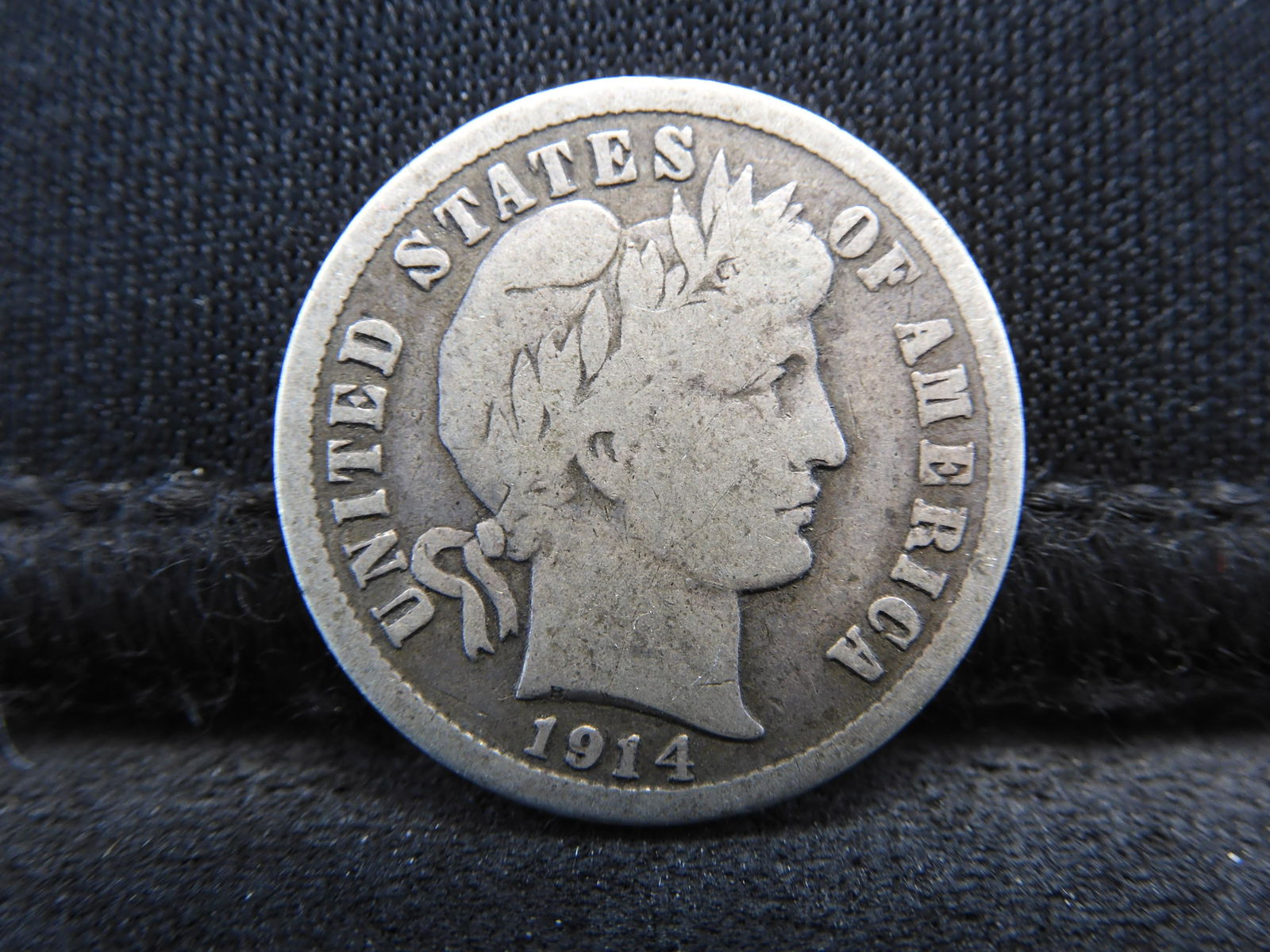 1914-S Barber Silver Dime - VG/Fine Condition - Nice (1 of 2)